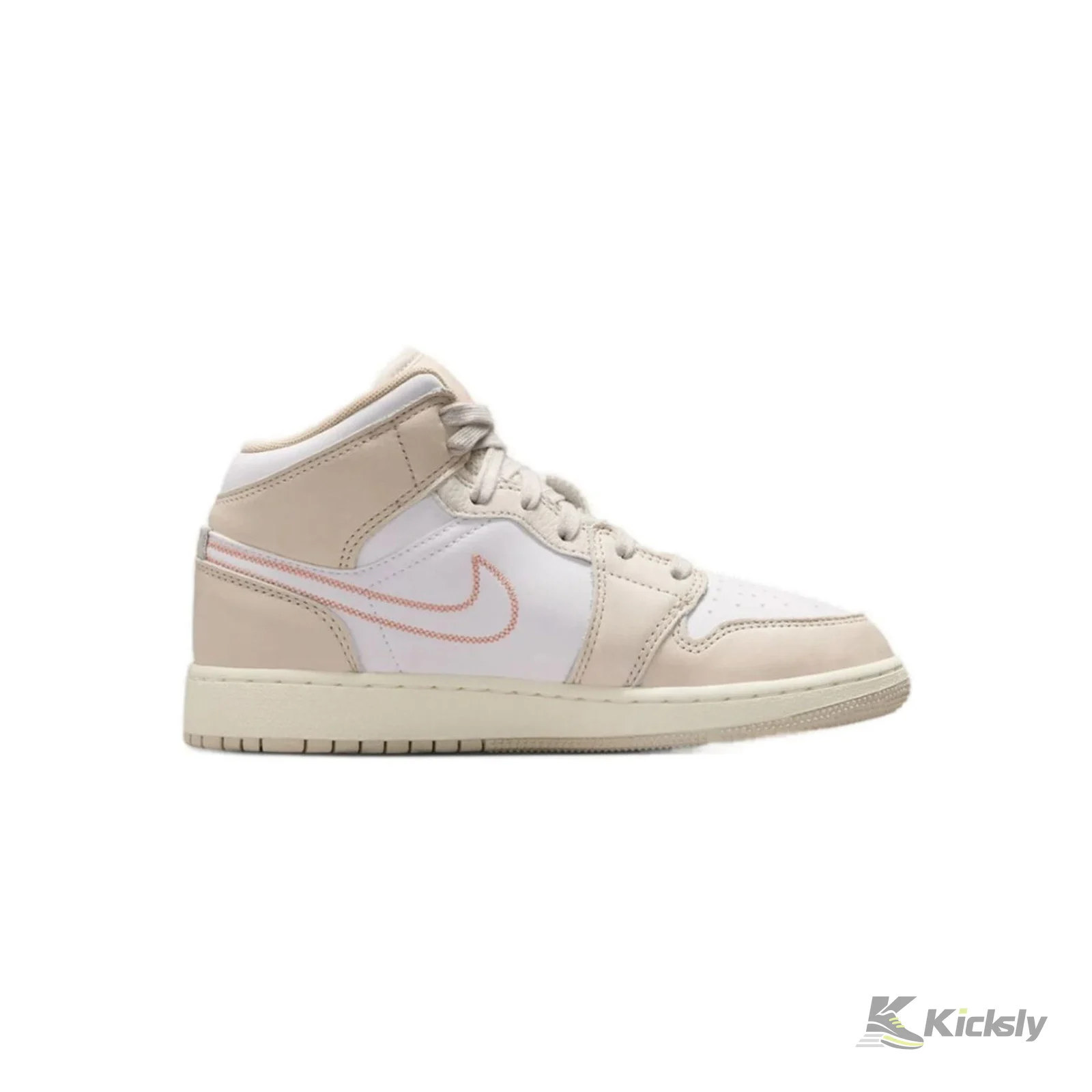Jordan 1 Mid SE Sand Drift White Madder Root (GS) 5