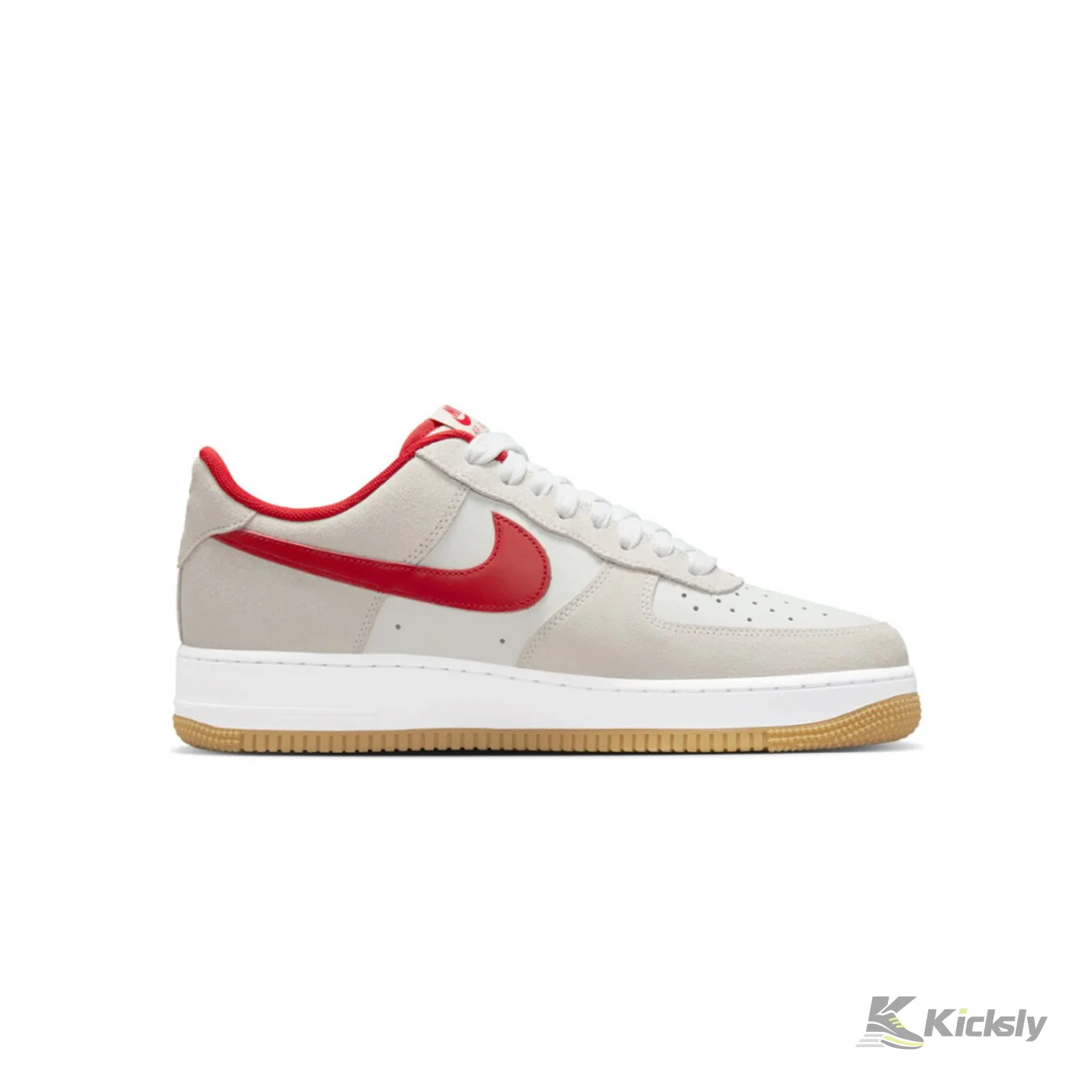Nike Air Force 1 Low '07 LV8 Summit White Varsity Red Gum 5