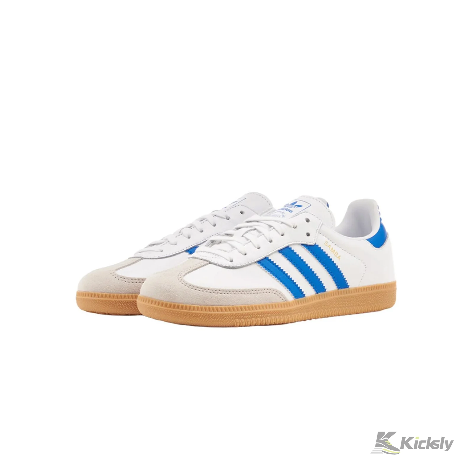 adidas Samba OG White Blue (GS) 5