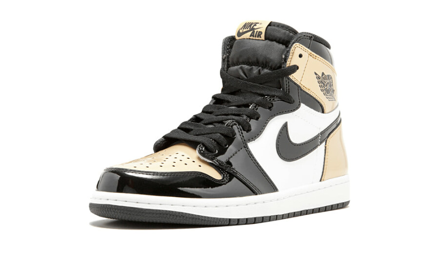 Jordan 1 Retro High NRG Patent Gold Toe 6