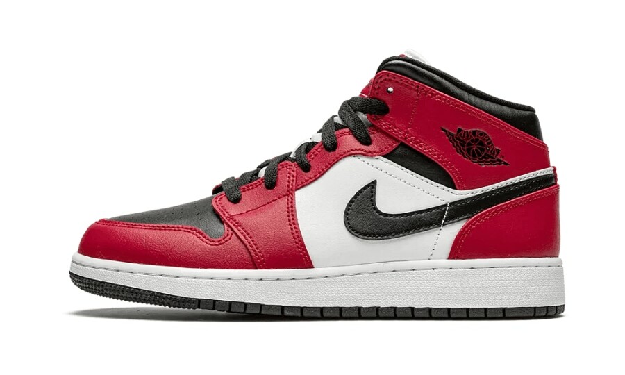 Jordan 1 Mid "Chicago Black Toe" (GS) - Chicago Black Toe