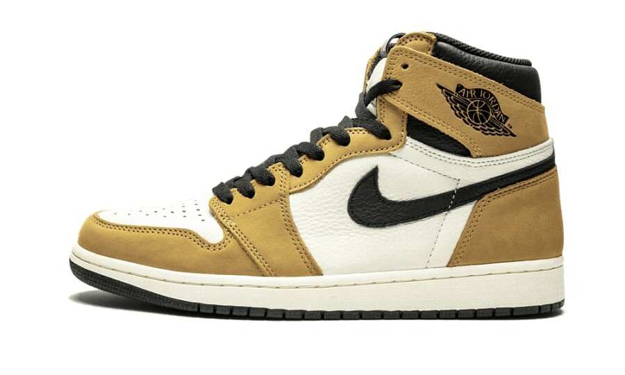 Air Jordan 1 Retro High OG Rookie of the Year - Golden Harvest/Black-Sail