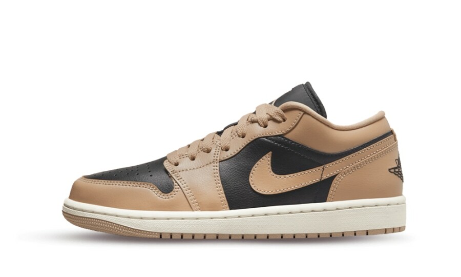 Air Jordan 1 Low Desert (W) - Desert/Black/Sail