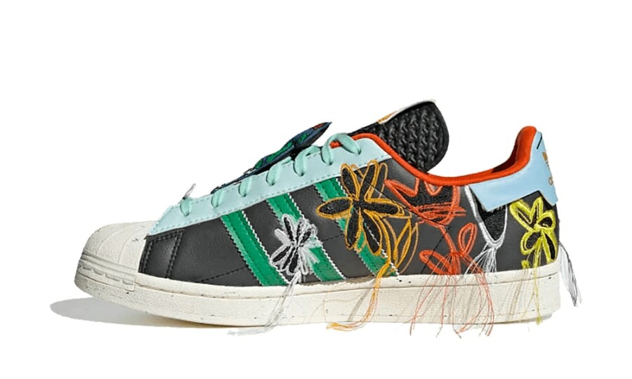 adidas Superstar Sean Wotherspoon Superearth Black - Core Black/Bright Yellow/Green