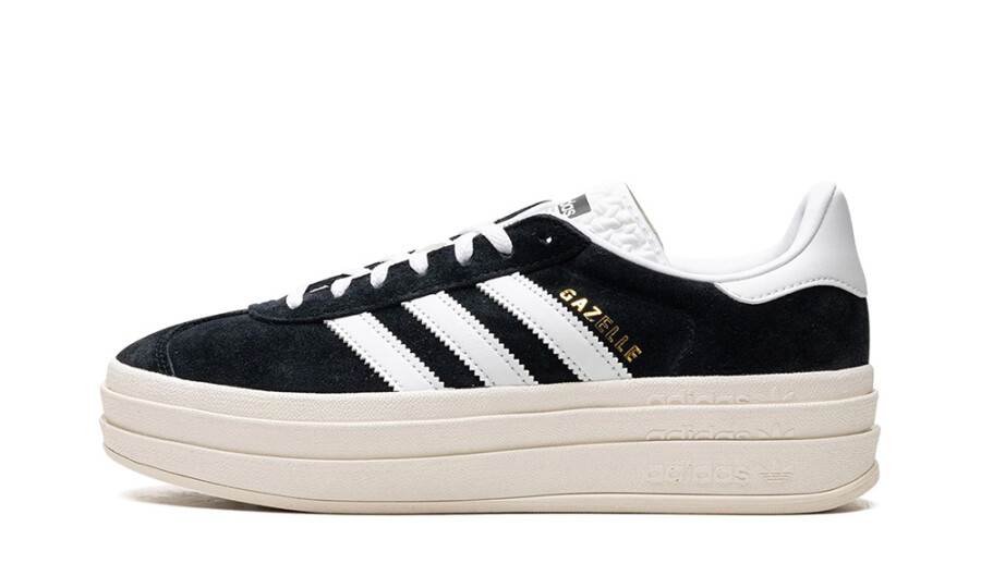 adidas Gazelle Bold 'Core Black White' (W) - Core Black/Footwear White/Core White