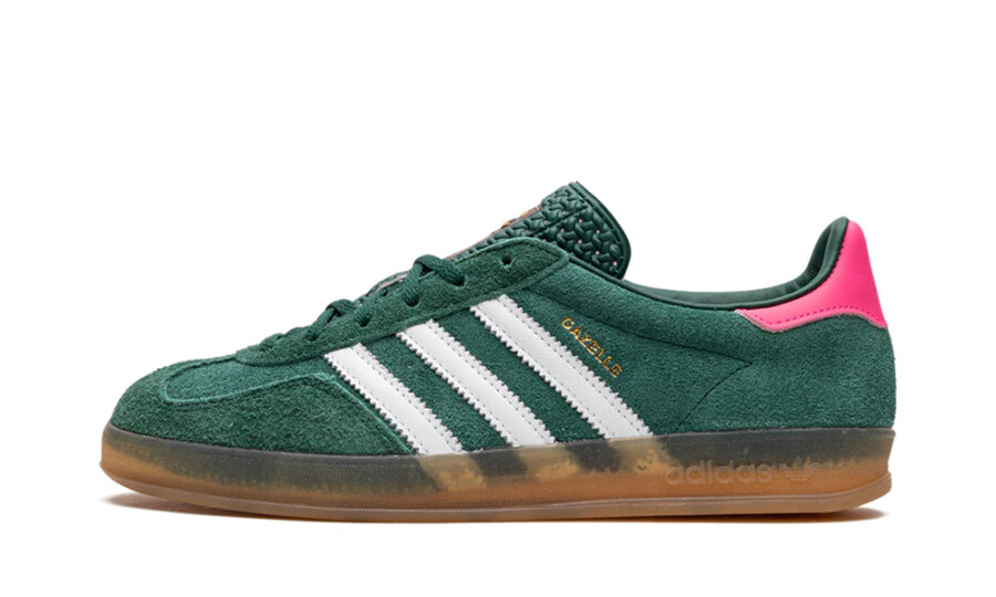 adidas Gazelle Indoor "Collegiate Green Lucid Pink" - Collegiate Green Lucid Pink