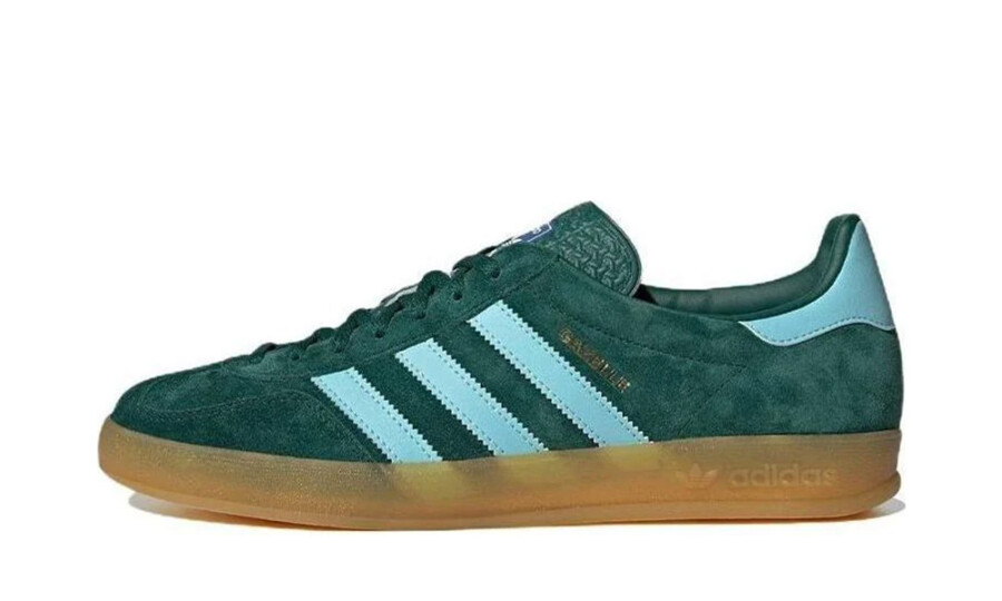 adidas Gazelle Indoor Collegiate Green - Collegiate Green/Hazy Sky/Victory Gold